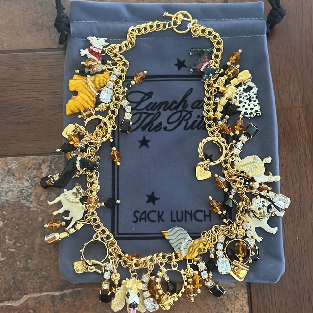 Lunch At The Ritz KENNEL CLUB Necklace; RARE!! - Picture 2 of 10